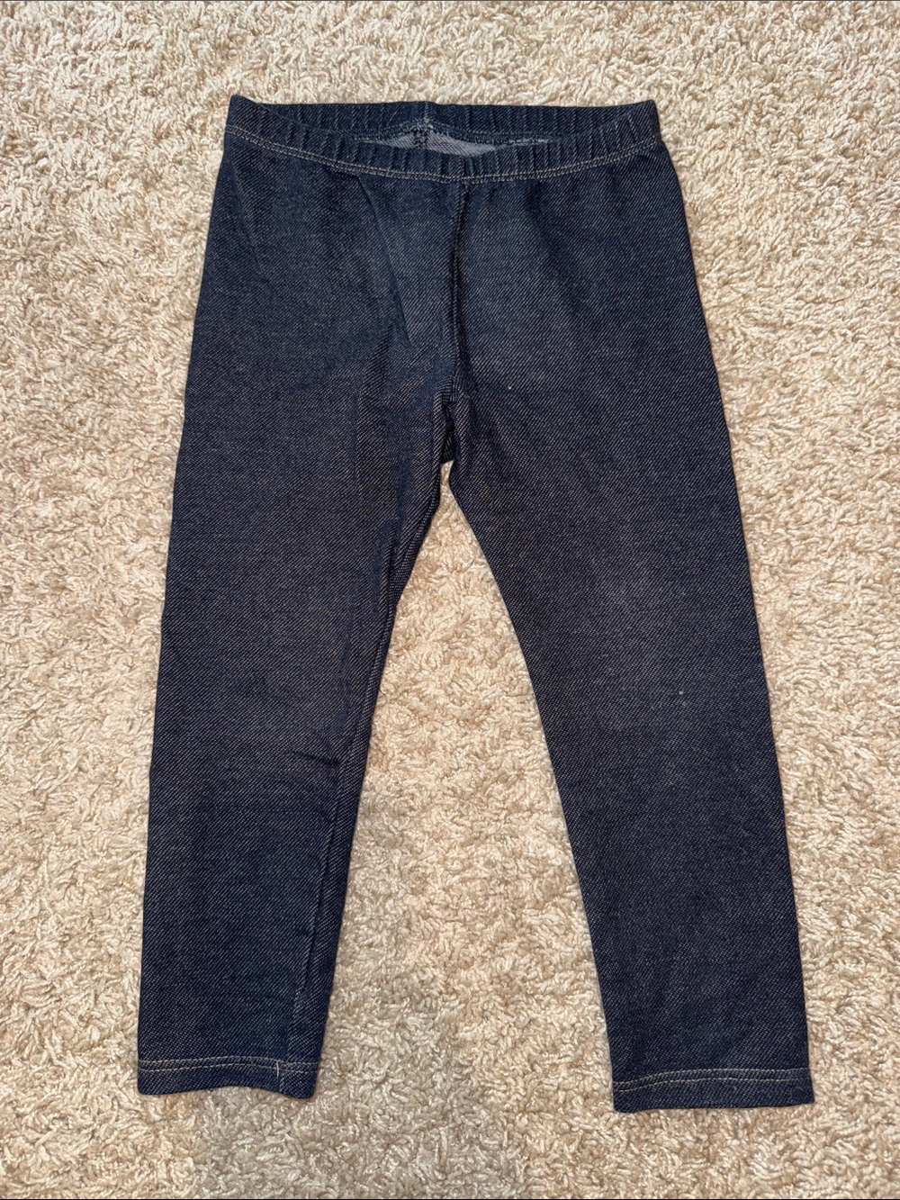 Cat & Jack Dark Blue Girls' Stretch Leggings